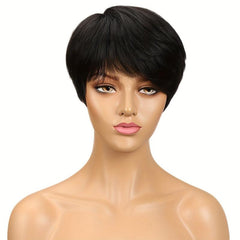 Short Kinky Curly Wigs For Women Pixie Cut Wig Natural Looking Synthetic Wigs