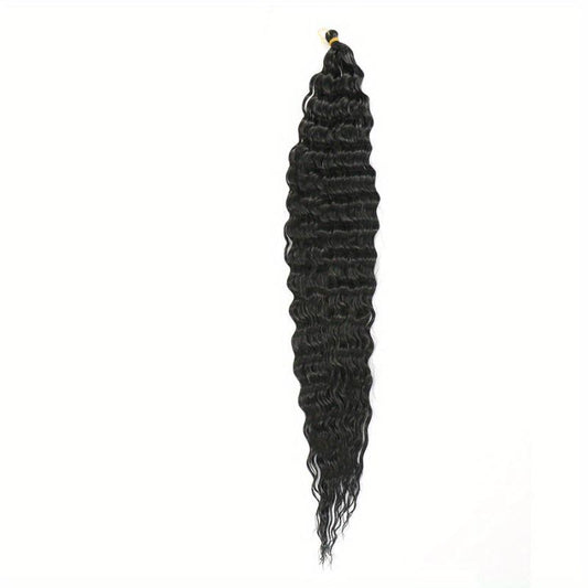 76 2 Cm Deep Wave Crochet Hair Soft Ocean Wave Braiding Hair Synthetic