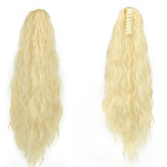 Water Wave Curly Afro Puff Synthetic Ponytail