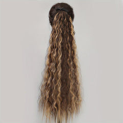 66cm Long Curly Ponytail Extensions Hair Tie Synthetic Extensions
