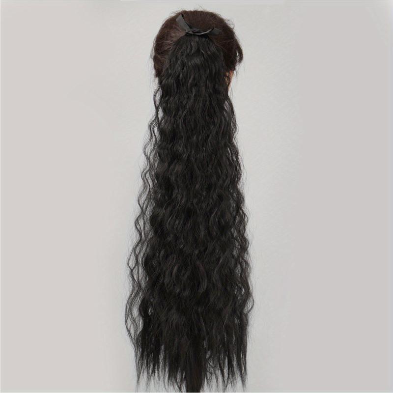 66cm Long Curly Ponytail Extensions Hair Tie Synthetic Extensions