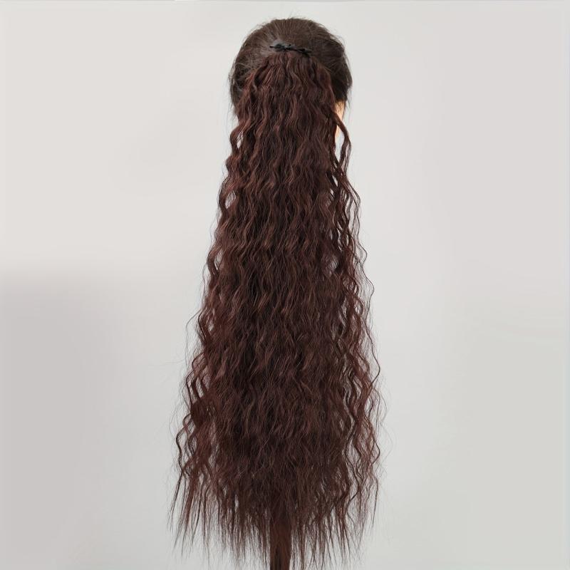 66cm Long Curly Ponytail Extensions Hair Tie Synthetic Extensions