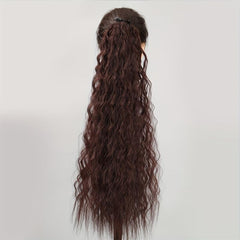 66cm Long Curly Ponytail Extensions Hair Tie Synthetic Extensions