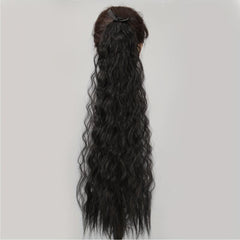 66cm Long Curly Ponytail Extensions Hair Tie Synthetic Extensions