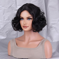 Short Curly Wig High Temperature Silk Wig For Women