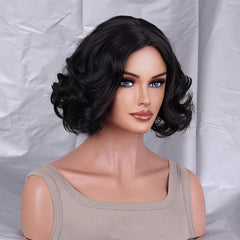 Short Curly Wig High Temperature Silk Wig For Women