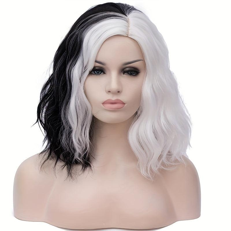 Two Tone Cosplay Wig Perfect For Anime Costumes