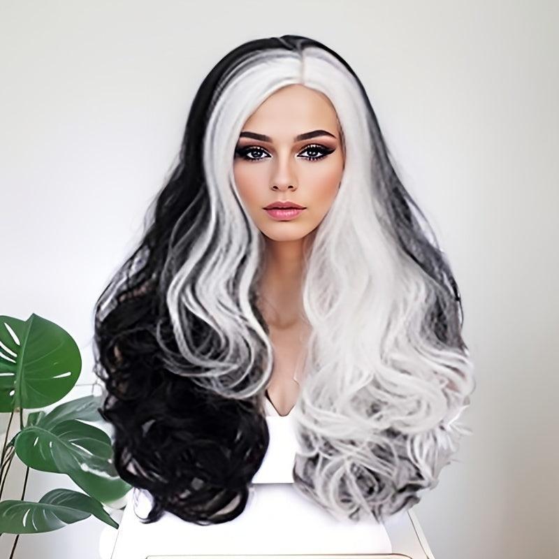 Two Tone Cosplay Wig Perfect For Anime Costumes