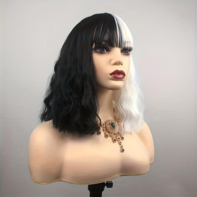 Two Tone Cosplay Wig Perfect For Anime Costumes