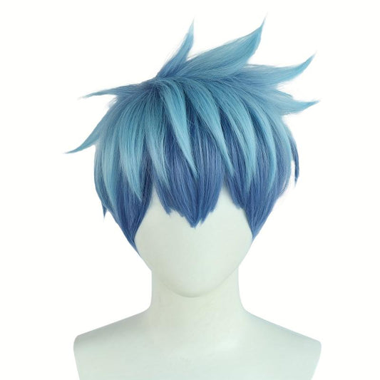 Short Mixed Straight Anime Cosplay Wig For Halloween