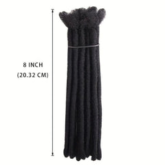 10 Strand 0.69 Cm Width Backcomb Twisted Dreadlock Extensions