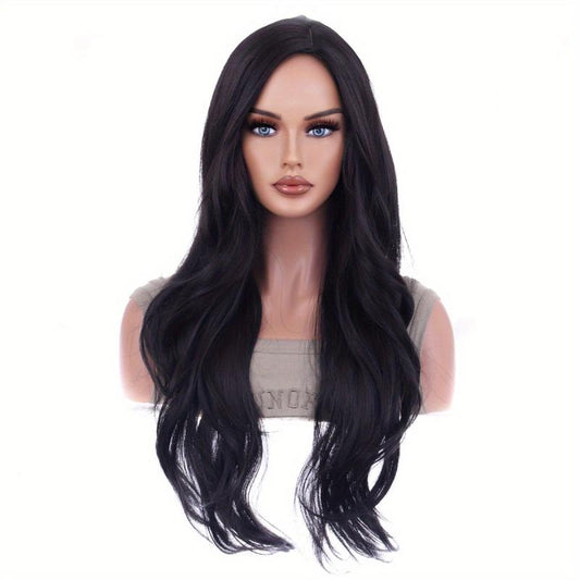 Ombre Long Straight Wig Heat Resistant Fashionable For Daily Use Party Cosplay