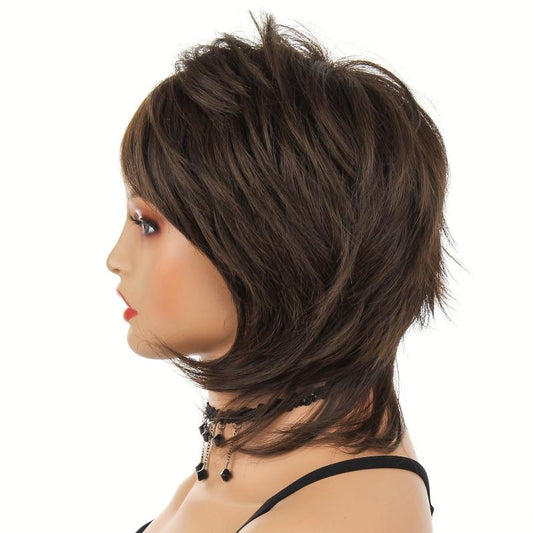 Short Straight Heat Resistant Wig for Women