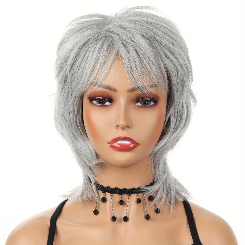 Short Straight Heat Resistant Wig for Women