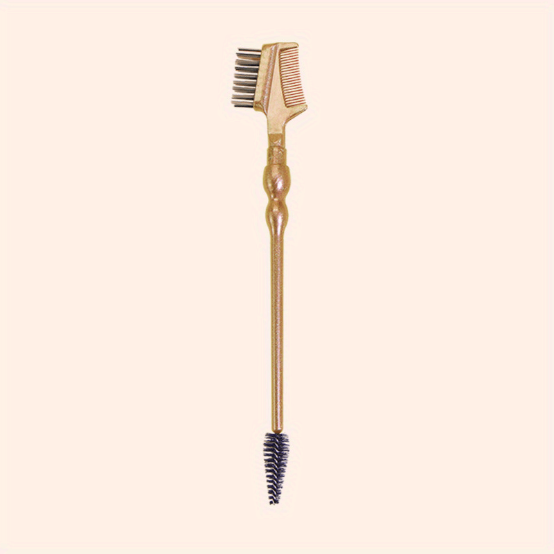 Eyelash Eyebrow Comb & Lash Shaper with 3 Spoolie Brushes
