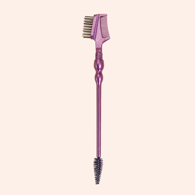 Eyelash Eyebrow Comb & Lash Shaper with 3 Spoolie Brushes