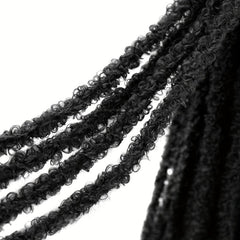 Butterfly Locs Crochet Hair Distressed Faux Locs 12 Strands Pack