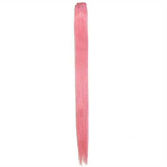 Colorful Synthetic Clip In Hair Extensions for Daily Use