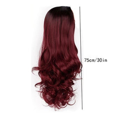 Long Curly Wavy Wig Synthetic Wig Heat Resistant Costume Wig