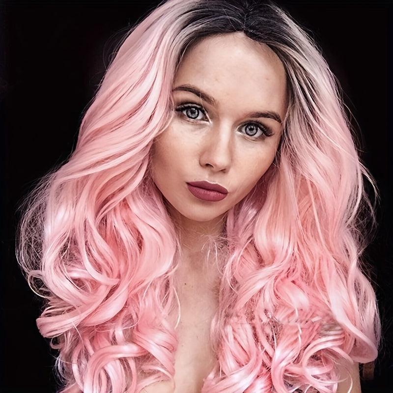 Long Curly Wavy Wig Synthetic Wig Heat Resistant Costume Wig