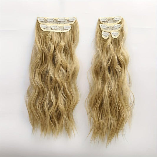 Long Wavy Synthetic Clip In Hair Extensions