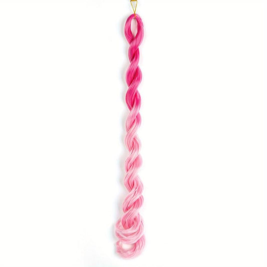 66cm Long Body Wave Hair Extensions Synthetic Fiber For Women