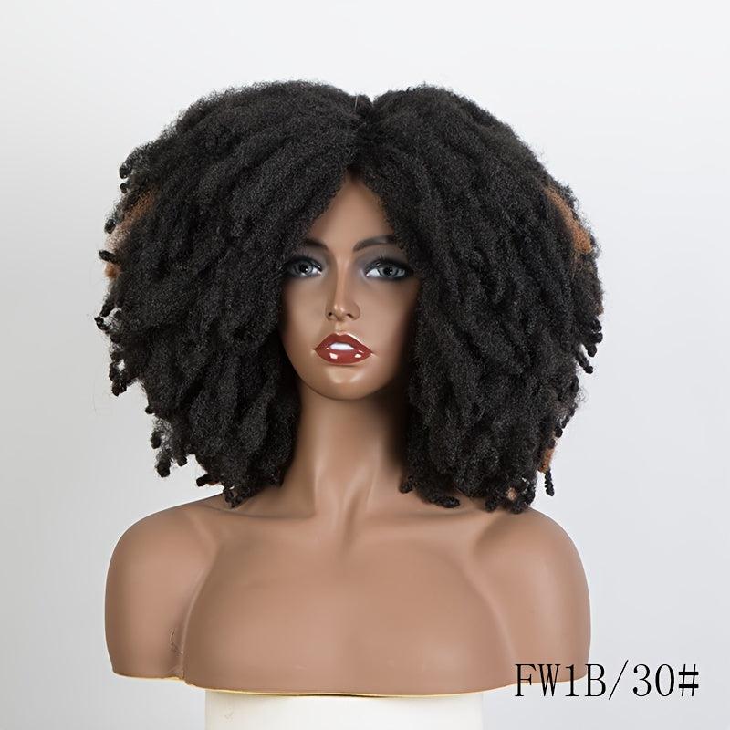 Afro Curly Wigs For Women Synthetic Kinky Curly Wig