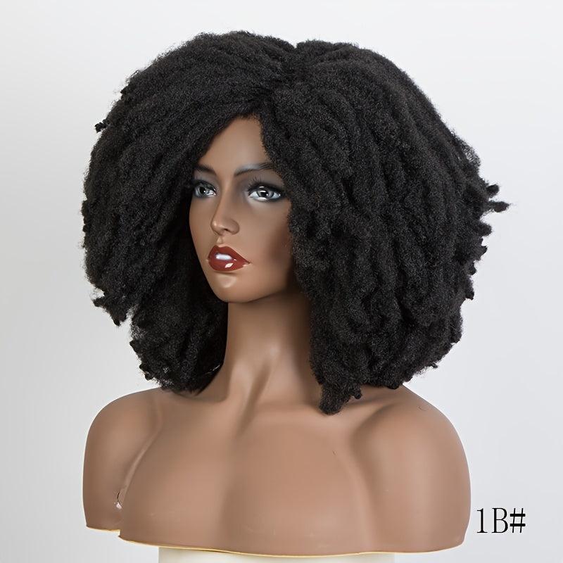 Afro Curly Wigs For Women Synthetic Kinky Curly Wig