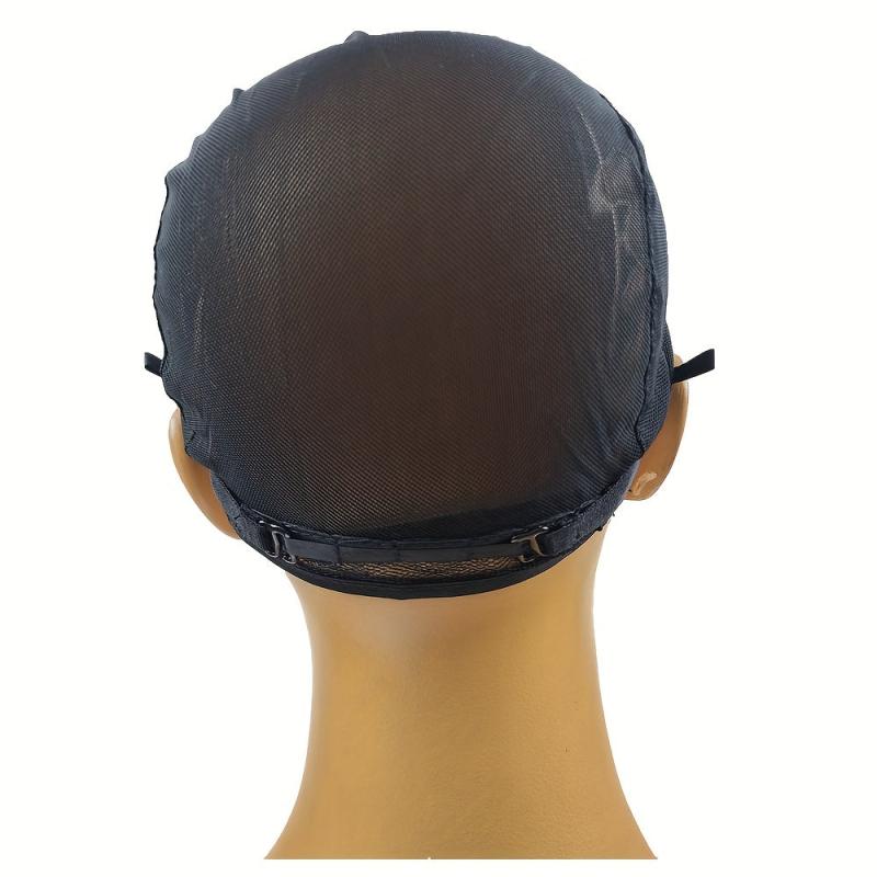 U Part Lace Wig Cap Adjustable Elastic Breathable Invisible Wig Caps