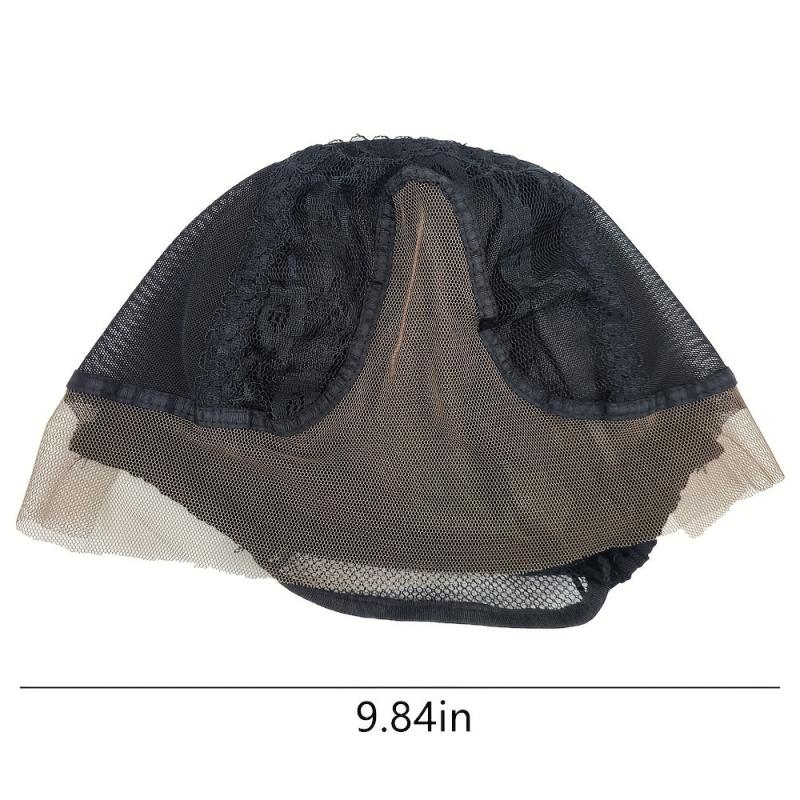 U Part Lace Wig Cap Adjustable Elastic Breathable Invisible Wig Caps
