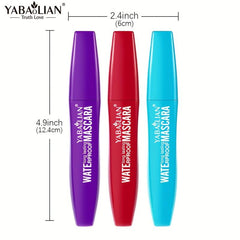 3pcs Waterproof Mascara Set Curling Thick Natural Slender Black