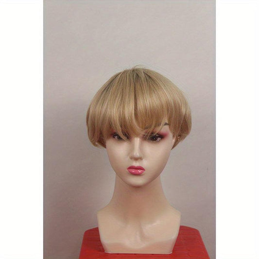 Short Straight Pixie Cut Synthetic Wig Natural Looking