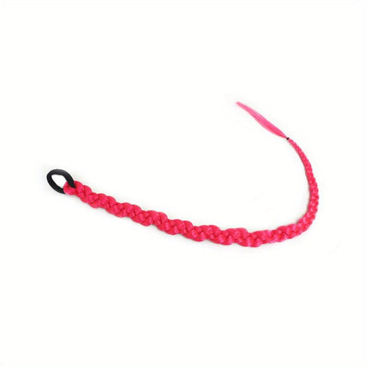 66 Cm Long Braided Hair Ponytail Extensions Twist Braid Ponytail