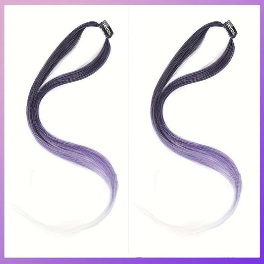 Colorful Clip In Synthetic Hair Extensions for Halloween Party