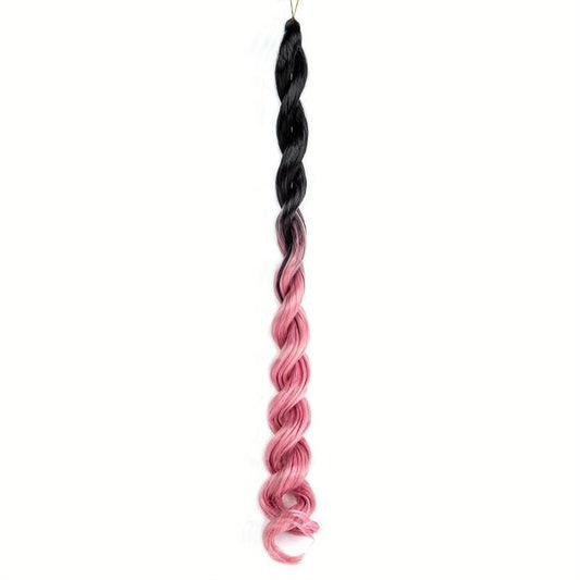 Pre Stretched Braiding Hair Extensions 66 cm Synthetic Crochet Braids