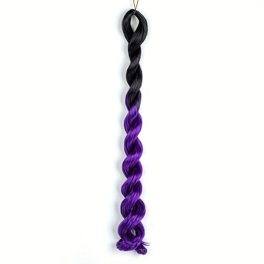Pre Stretched Braiding Hair Extensions 66 cm Synthetic Crochet Braids