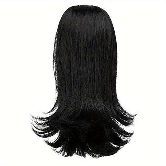 Long Straight Synthetic Ponytail Extension with Drawstring