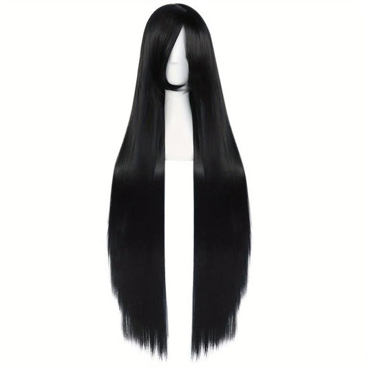 Long Straight Synthetic Wig for Halloween Cosplay