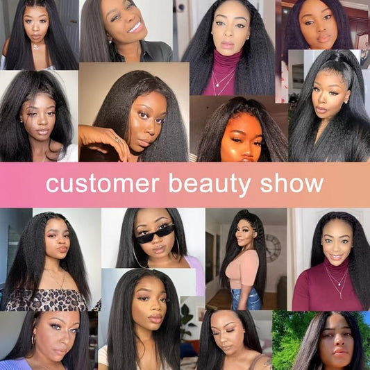 Soft Natural Clip In Hair Extensions for Women Long Straight Natural Hair