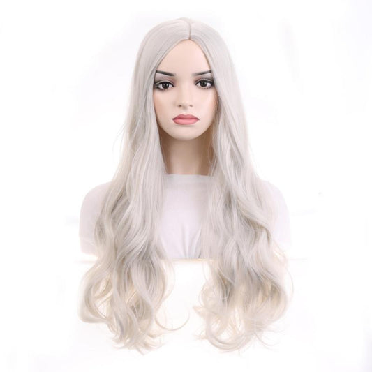 Long Curly Wig Synthetic Wig Anime Cosplay Halloween Party Wig