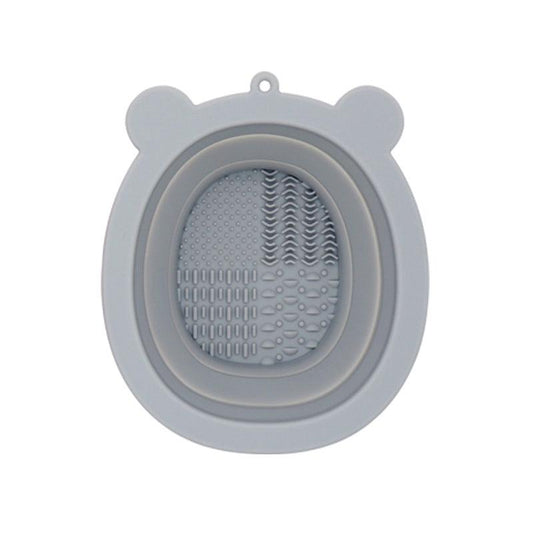 Little Bear Makeup Brush Cleaning Bowl Silicone Brush Cleaner
