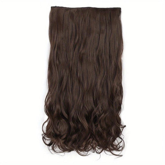 Wavy Curly Hair Extension 60-96cm Synthetic Hair Piece