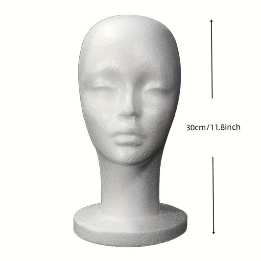 Female Foam Mannequin 30x48 cm for Hair Hats Display