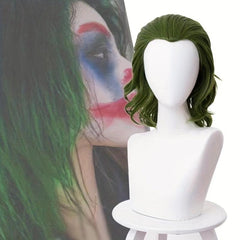 Curly Wavy Cosplay Wig Synthetic Hair Replacement for Anime Halloween Party