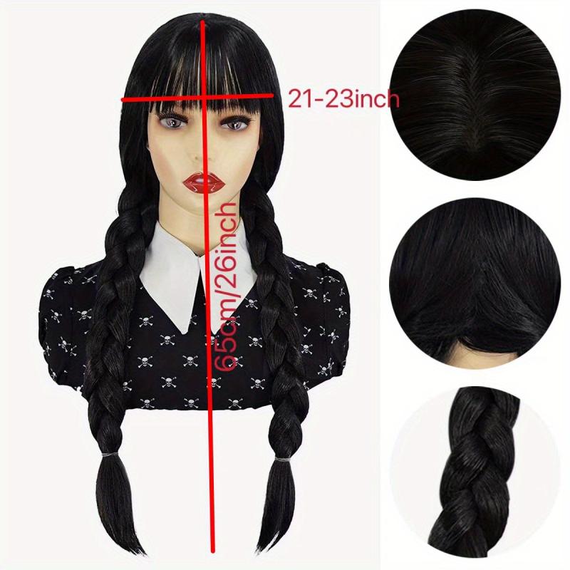 Curly Wavy Cosplay Wig Synthetic Hair Replacement for Anime Halloween Party