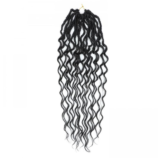 60 96 Cm Goddess Locs Crochet Hair Soft Faux Locs Crochet Braids For Women