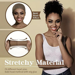 12pcs Wig Cap Lace Front Wig Stocking Cap Elastic Breathable Invisible Wig Cap
