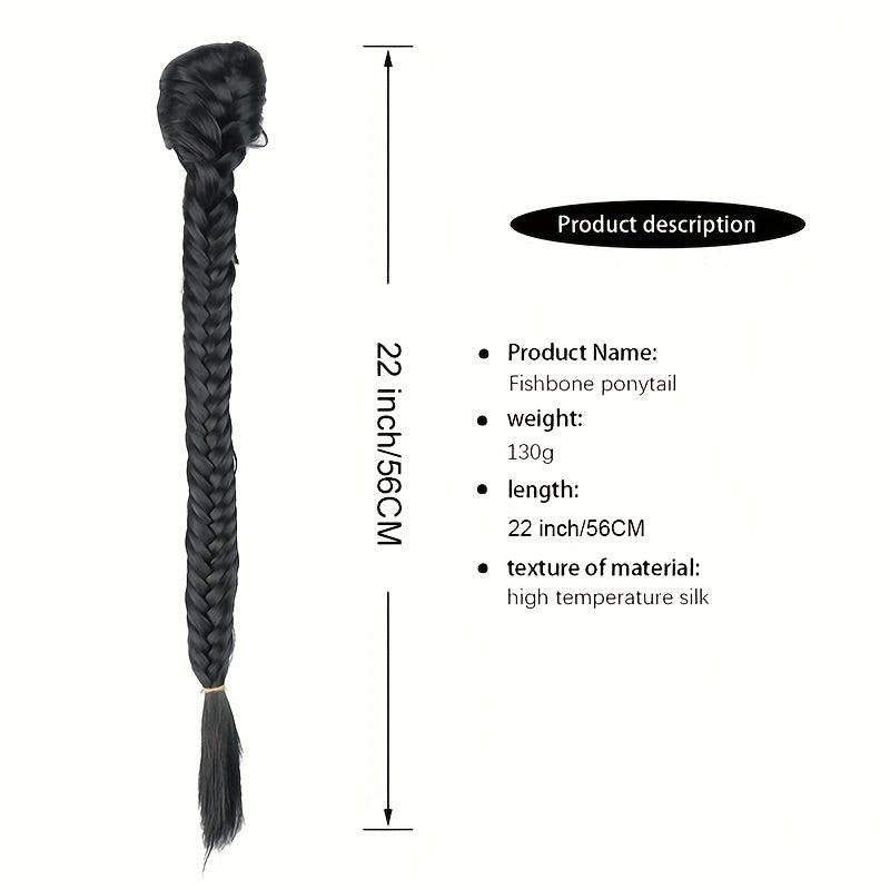 Ombre Fishbone Ponytail Extensions for Women