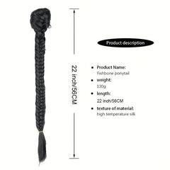 Ombre Fishbone Ponytail Extensions for Women
