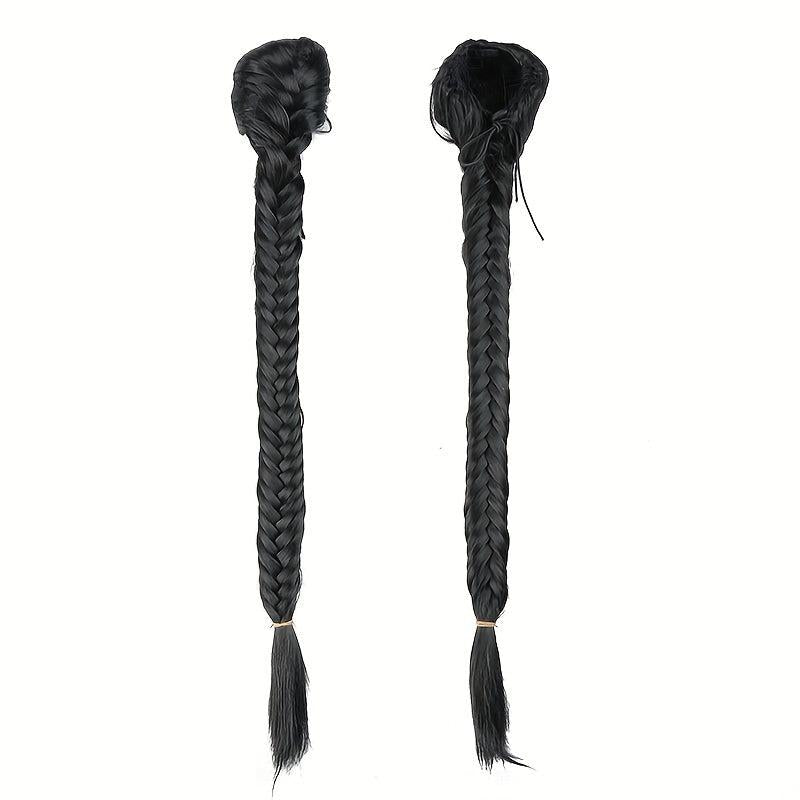Ombre Fishbone Ponytail Extensions for Women